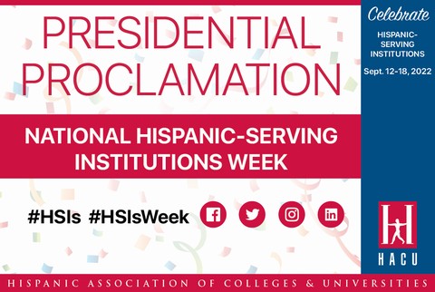 National Hispanic-Serving Institutions Week recognized by the White House