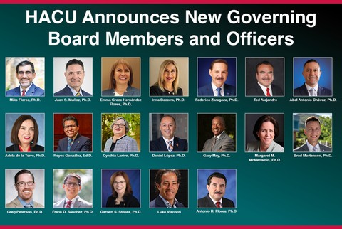 HACU announces four new members to its Governing Board for 2023-2024